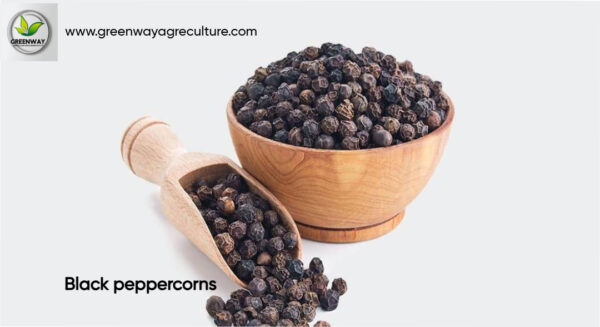 Black peppercorns